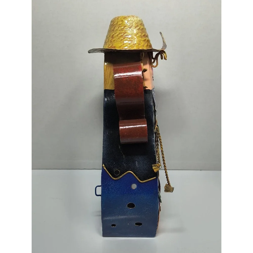 Metal Scarecrow Tea Light Candle Holder Lantern Fall Autumn Halloween Decor